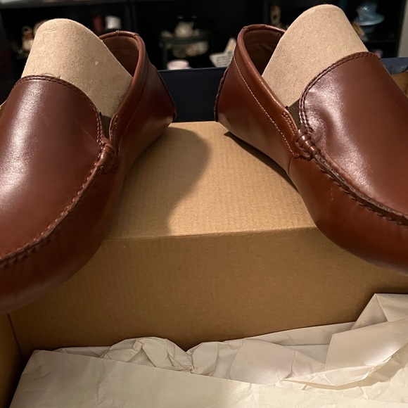 NWT Men’s - Cole Haan Venetian Driver Woodbury Leather Luxury Tan/Brown Loafers main image 6